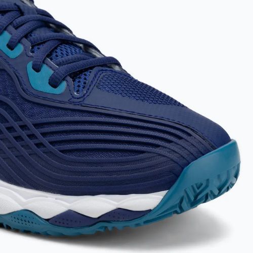 Buty do tenisa męskie Mizuno Wave Enforce Tour 2 CC bellwether blue/ white/ fjord blue