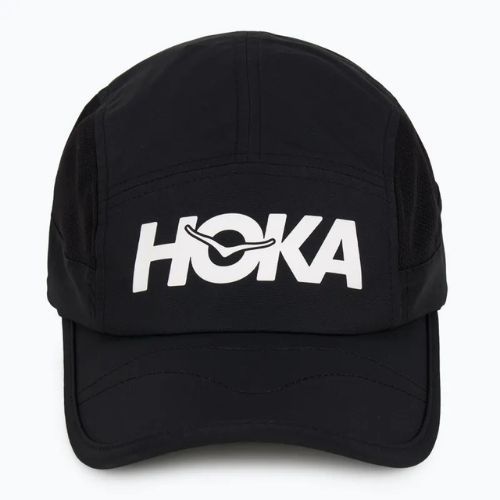 Czapka z daszkiem HOKA Run black