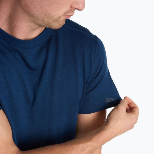 Koszulka termoaktywna męska WOOLCANO Merino 100% TEE0546 granatowy