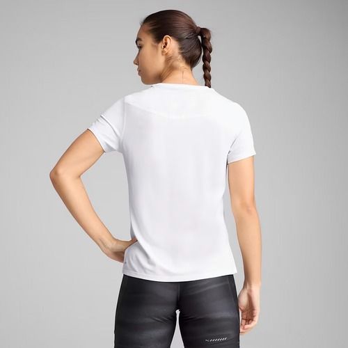 Koszulka do biegania damska PUMA Run Graphic Mesh Tee puma white