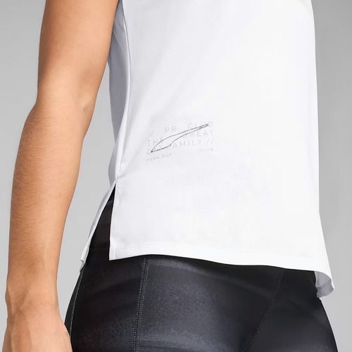 Koszulka do biegania damska PUMA Run Graphic Mesh Tee puma white