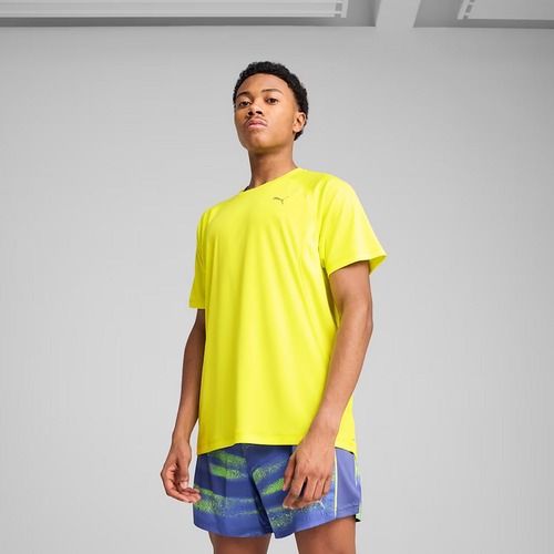 Koszulka do biegania męska PUMA Run Velocity Tee Poly lemon sherbert