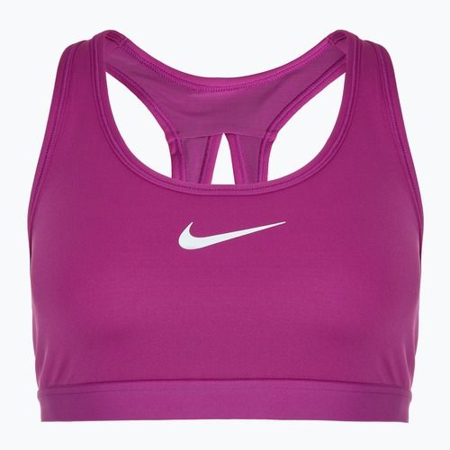Biustonosz treningowy Nike Swoosh High Support hot fuchsia/white