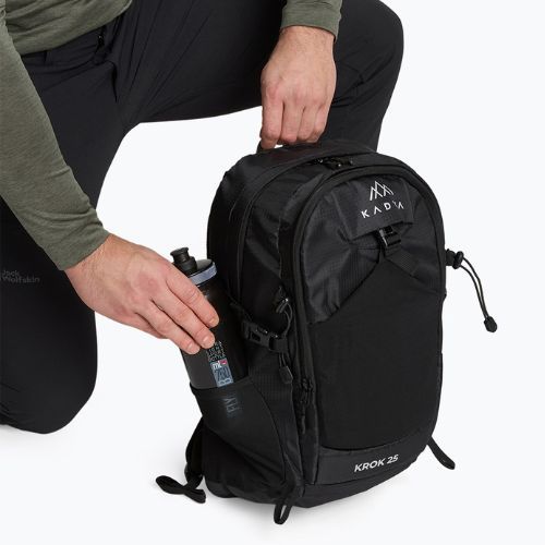 Plecak turystyczny KADVA kieszeń na laptopa Krok 25 l czarny