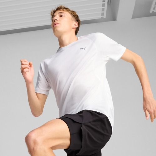 Koszulka do biegania męska PUMA Run Velocity Tee Poly puma white