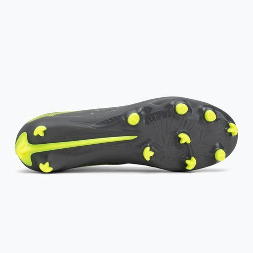 Buty piłkarskie męskie PUMA Ultra 5 Play+ FG/AG matte aged silver/yellow alert/puma aged silver