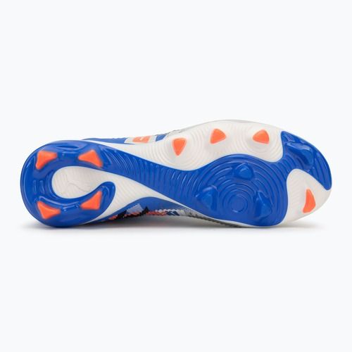 Buty piłkarskie męskie PUMA Future 8 Match Forever FG/AG white/ultra blue/feather gray/puma black/glowing red