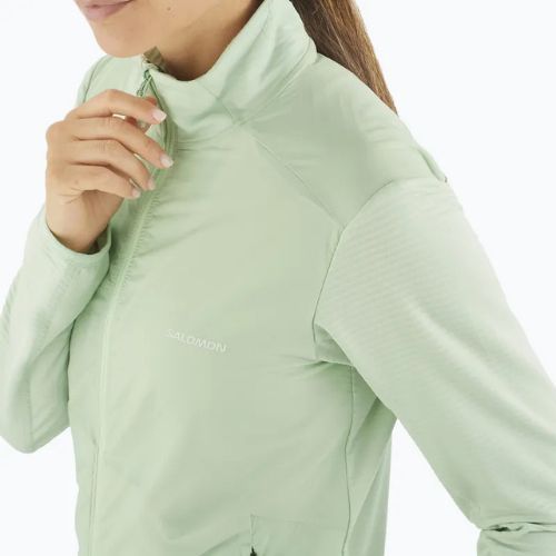Bluza trekkingowa damska Salomon Sntial Lightwarm Hybrid sea foam