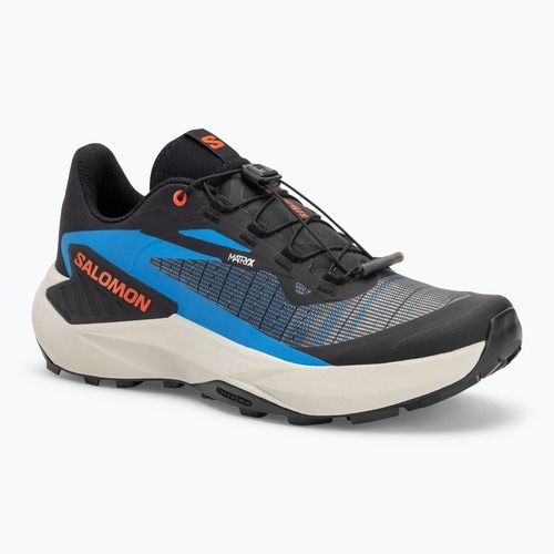 Buty do biegania męskie Salomon Genesis black/french blue/cherry tomato