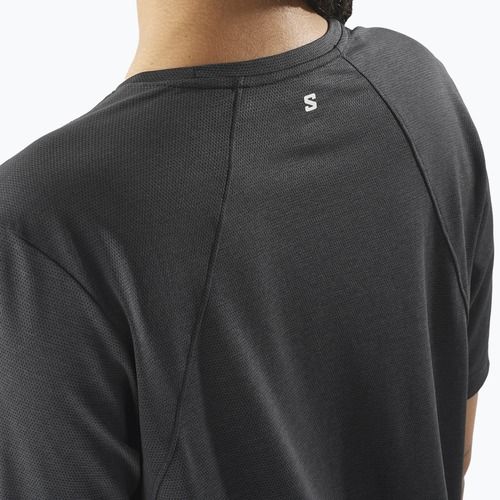 Koszulka do biegania damska Salomon SHAKEout Core deep black