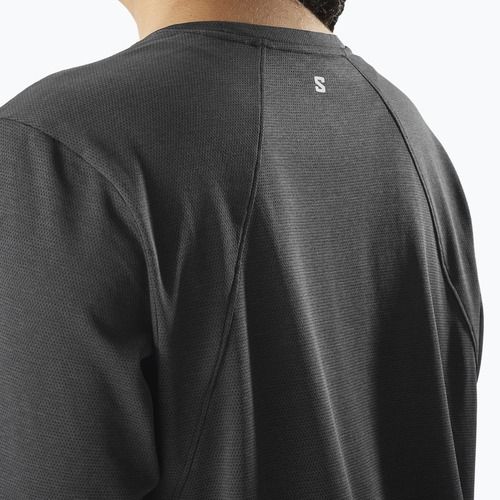 Longsleeve do biegania damski Salomon SHAKEout Core deep black