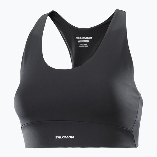Biustonosz treningowy Salomon SHAKEout Core deep black