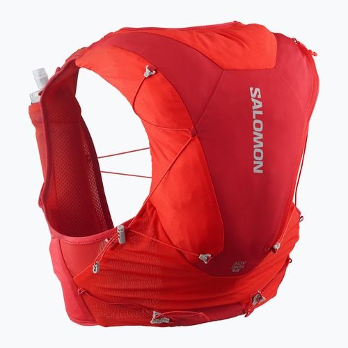 Kamizelka do biegania Salomon ADV SKIN 12 Set flame scarlet/haude red
