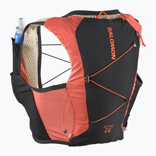 Kamizelka do biegania damska Salomon Active Skin 4 Set emerglow/black