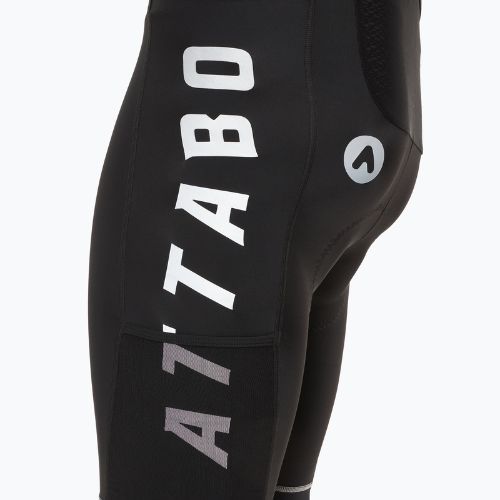 Spodenki rowerowe męskie ATTABO Kirun Pro Bib Shorts Cargo czarny