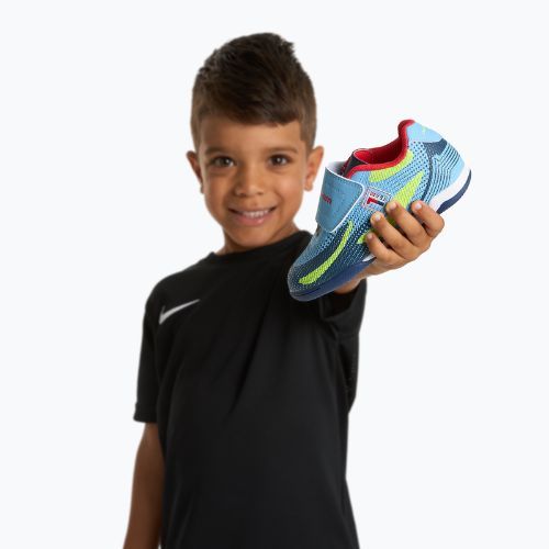 Buty piłkarskie dziecięce OneTeam Robero Junior IC niebieski/granatowy