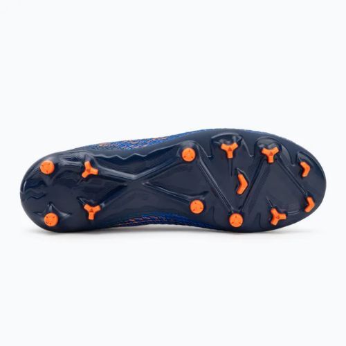 Buty piłkarskie dziecięce OneTeam Robero Teen FG/AG granatowy/pomarańczowy