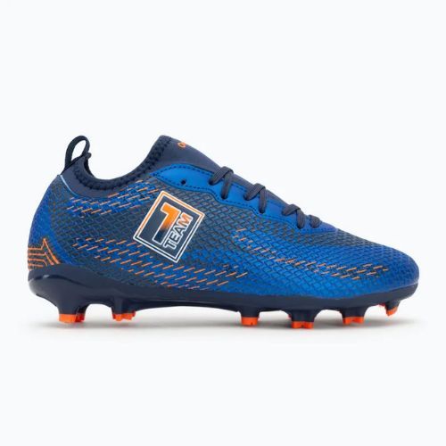 Buty piłkarskie dziecięce OneTeam Robero Teen FG/AG granatowy/pomarańczowy