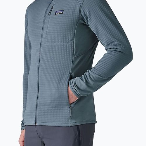 Bluza polarowa męska Patagonia R1 Hybrid utility blue