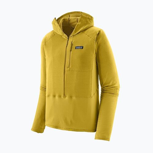 Kurtka softshell męska Patagonia R1 Hybrid Pullover Hoody bundle green