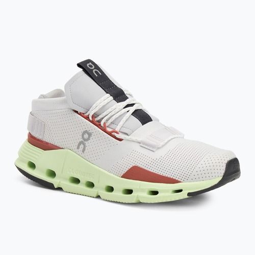 Buty do biegania damskie On Cloudnova white/limelight