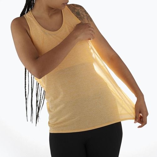 Koszulka do biegania damska Salomon SHAKEout Air Tank warm apricot