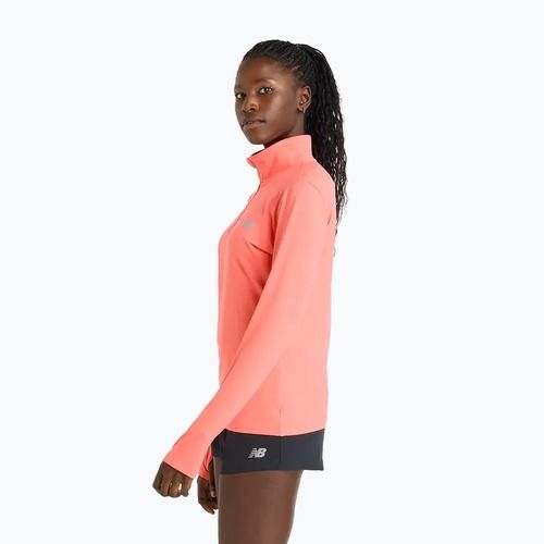 Bluza do biegania damska New Balance Sport Essentials Space Dye driftred
