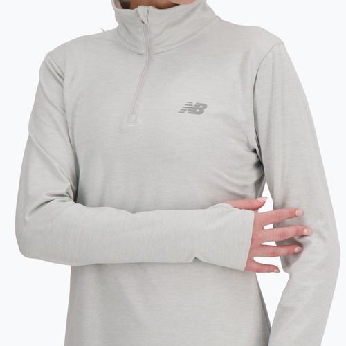 Bluza do biegania damska New Balance Sport Essentials Space Dye ashheath