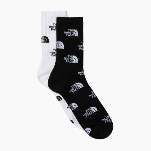 Skarpety The North Face Everyday Crew Logo 2 pary tnf black/tnf white