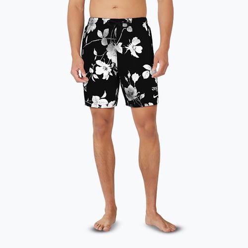 Szorty kąpielowe męskie Nike Fine Floral 7" Volley black