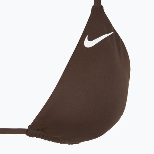 Góra od stroju pływackiego Nike Essential Triangle Bikini baroque brown