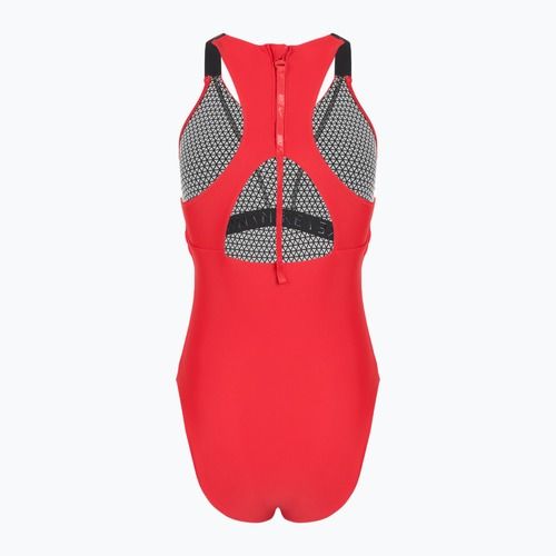 Strój pływacki jednoczęściowy damski Nike Hydralock Fusion university red