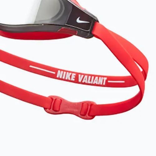 Okulary do pływania Nike Valiant Mirrored university red