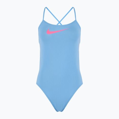 Strój pływacki jednoczęściowy damski Nike Hydrastrong Adjustable Crossback university blue