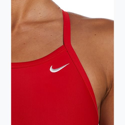 Strój pływacki jednoczęściowy damski Nike Solid Racerback university red