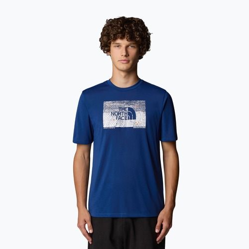 Koszulka męska The North Face Foundation Abstract Graphic Tee estate blue