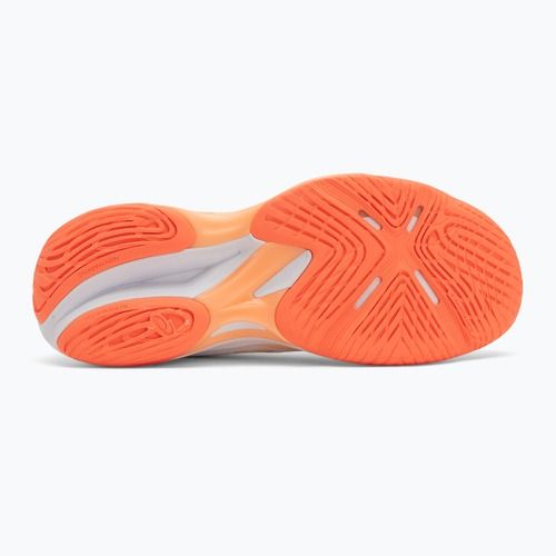 Buty damskie ASICS Netburner Ballistic FF 4 white/vivid coral