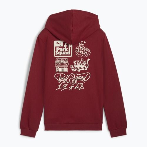 Bluza dziecięca PUMA ESS+MIS 90s Hoodie FL intense red