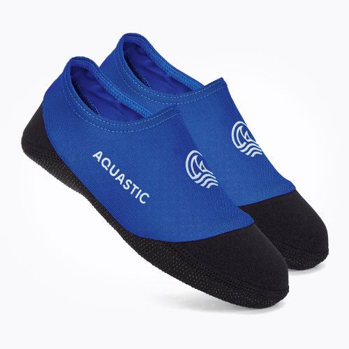 Skarpety basenowe dziecięce AQUASTIC Seavie Anti-Slip niebieski