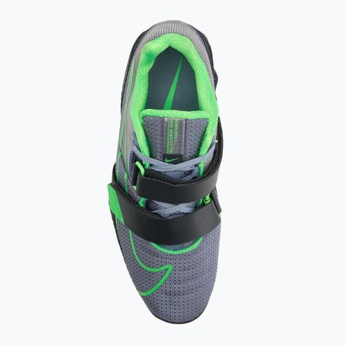 Buty do podnoszenia ciężarów Nike Romaleos 4 ashen slate/green strike/anthracite
