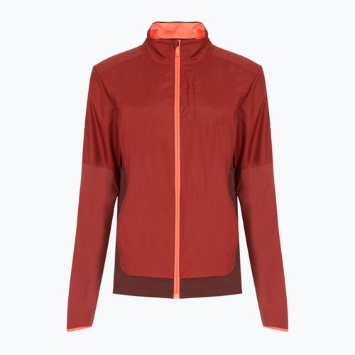 Kurtka do biegania męska Brooks Fusion Hybrid copper/run raisin