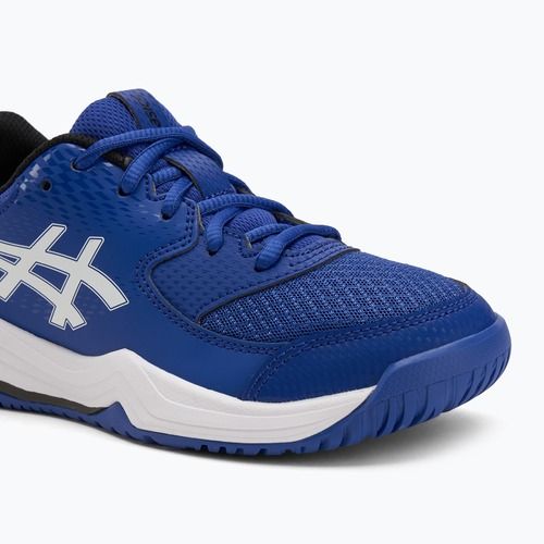 Buty do tenisa dziecięce ASICS Gel-Dedicate 8 GS Jr dark cobalt/white