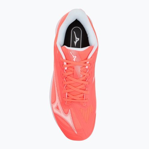 Buty do tenisa damskie Mizuno Wave Exceed Court CC W calypso coral/white/barely pink