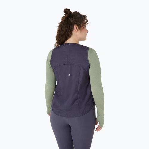 Bezrękawnik do biegania damski ASICS Nagino Run Padded Gilet indigo fog