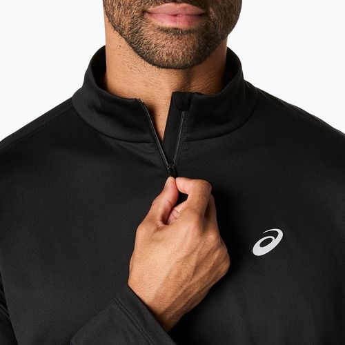 Bluza do biegania męska ASICS Core Half Zip Winter performance black