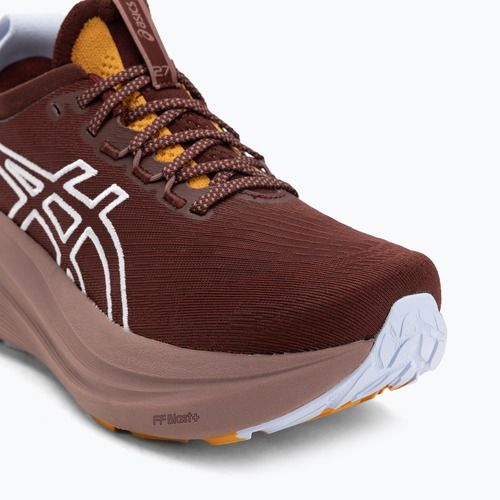 Buty do biegania damskie ASICS Gel-Nimbus 27 TR nature bathing/dark red planet