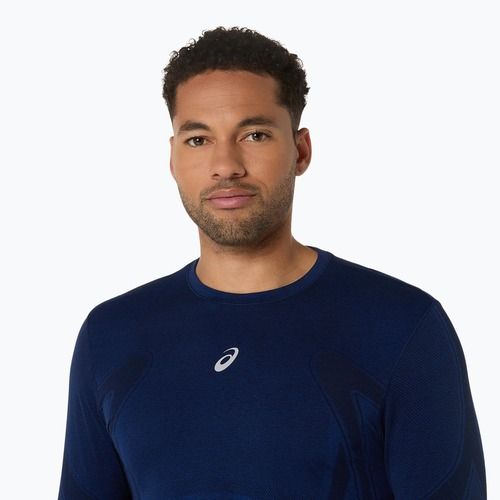 Longsleeve do biegania męski ASICS Road Seamless midnight