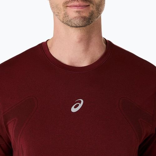Koszulka do biegania męska ASICS Road Seamless dark red planet
