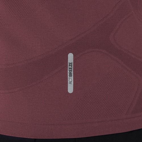 Koszulka do biegania damska ASICS Seamless dark currant/port royal