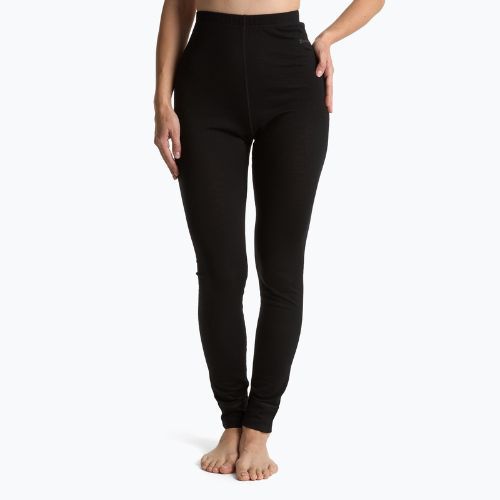 Spodnie termoaktywne damskie WOOLCANO 100% Merino PANT0542 czarny